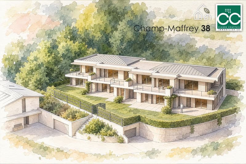 Nouvelle promotion - Lutry-La Conversion - Magnifiques 4.5 pièces avec jardins (1)