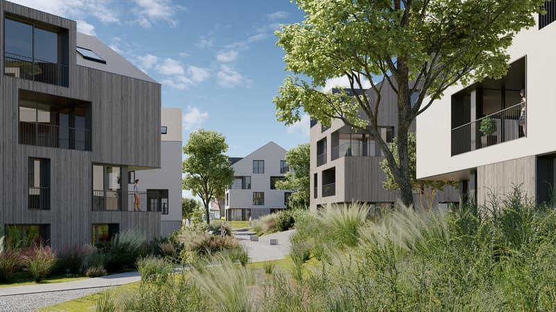Appartement neuf de 2.5 pièces avec terrasse et jardin privatif à Epalinges (4)