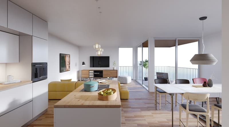 Appartement neuf de 3.5 pièces avec loggia à Epalinges (3)