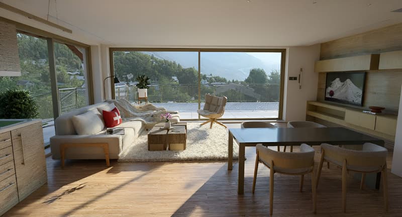 Appartement neuf   de 3.5 pièces avec terrasse à Crans-Montana - Résidence principale (12)