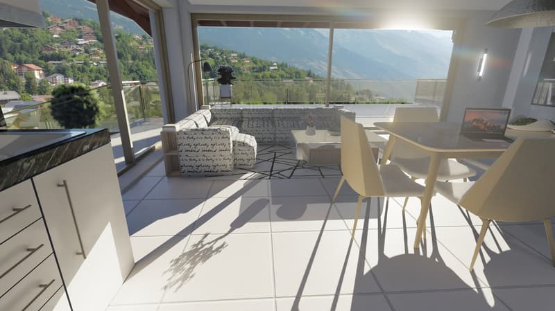 Appartement neuf   de 3.5 pièces avec terrasse à Crans-Montana - Résidence principale (7)