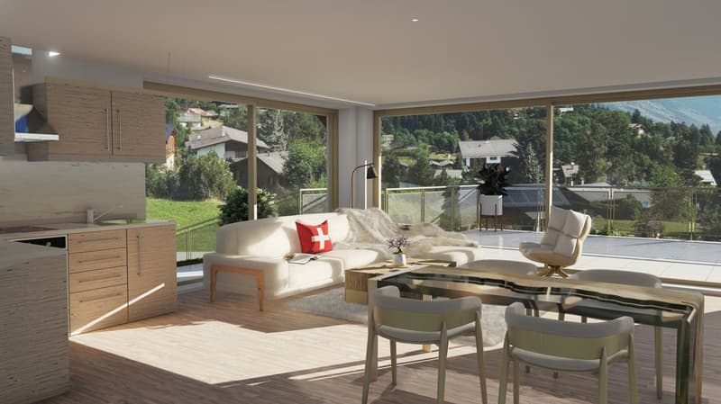 Appartement neuf   de 3.5 pièces avec terrasse à Crans-Montana - Résidence principale (10)