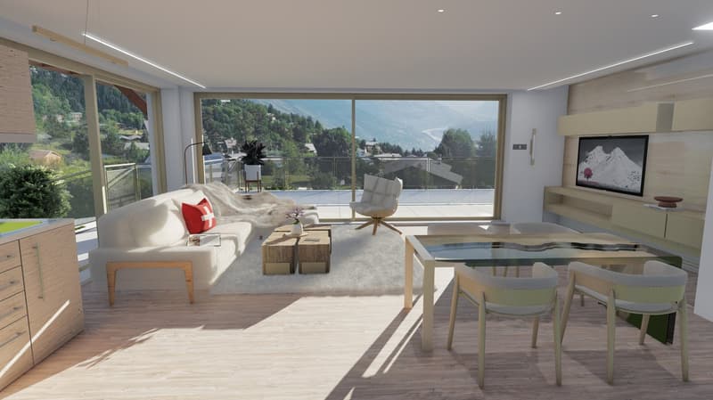 Appartement neuf   de 3.5 pièces avec terrasse à Crans-Montana - Résidence principale (11)