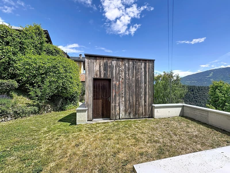 Grange - Ecurie rénovée avec vue et jardin à Savièse - Résidence secondaire possible (12)