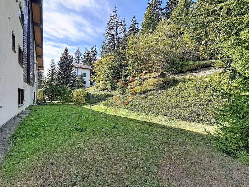 Crans-Montana, 3.5 pièces rénové avec jardin, à deux pas du centre (17)