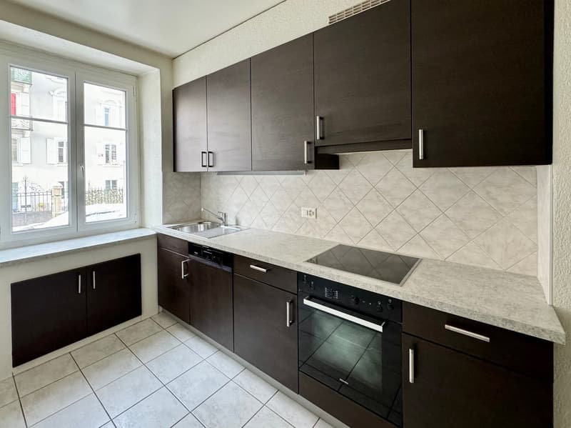 Magnifique appartement de 2 pièces au Rez-de-chaussée avec loggia (7)