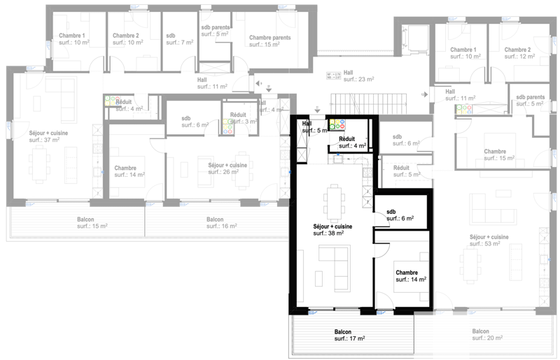 Appartement de 2.5 pièces à Remaufens – Lot 11 (5)