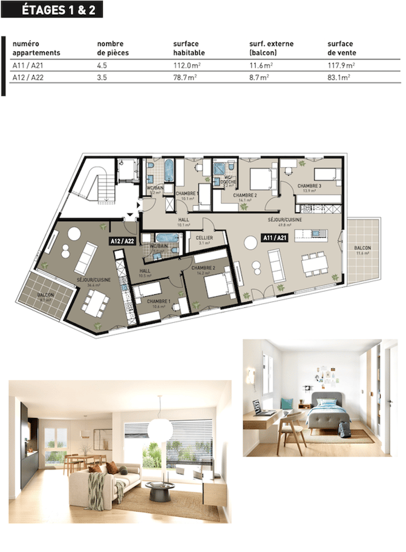 Magnifique Appartement de 4,5 pièces avec 1 place de parc à Attalens (A21) (13)