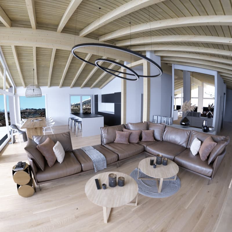 perspective 3D de la résidence en cours de réalisation