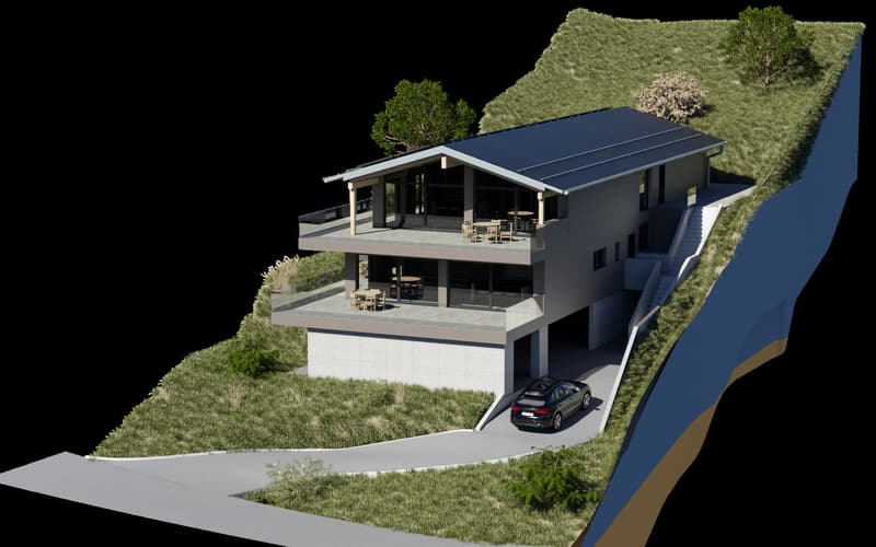 perspective 3D de la résidence en cours de réalisation