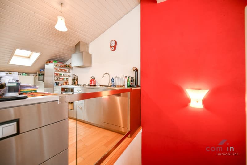 SION, ATTIQUE duplex de 6,5 pces terrasse de 48 m2 - Vieille ville (9)