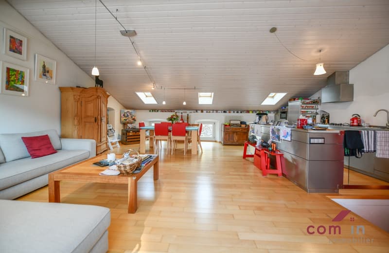 SION, ATTIQUE duplex de 6,5 pces terrasse de 48 m2 - Vieille ville (8)