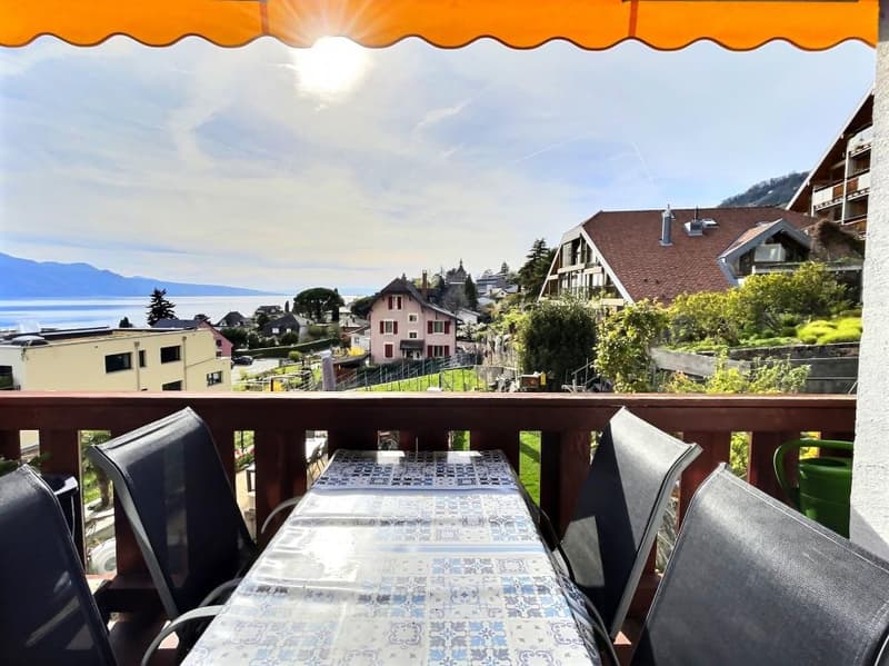BALCON AVEC BELLE VUE SUR LE LAVAUX