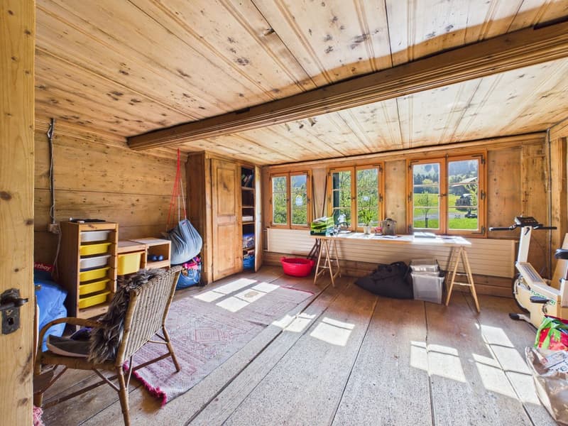 Rare opportunité d'un ancien chalet à vendre à Château-d'Oex (4)