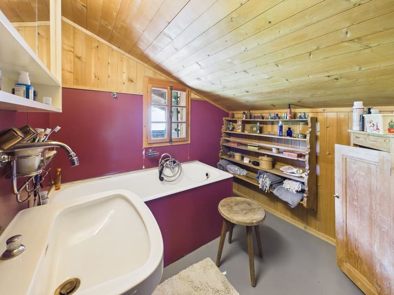 Rare opportunité d'un ancien chalet à vendre à Château-d'Oex (10)