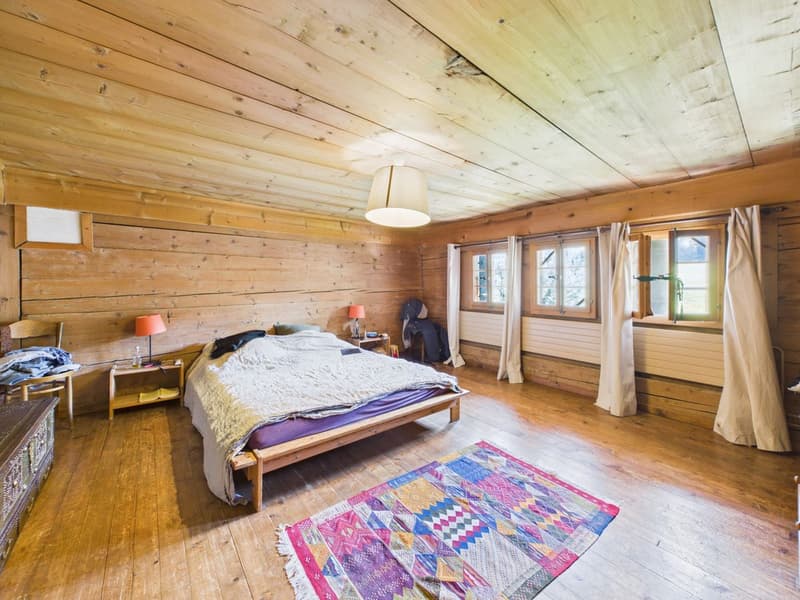 Rare opportunité d'un ancien chalet à vendre à Château-d'Oex (9)