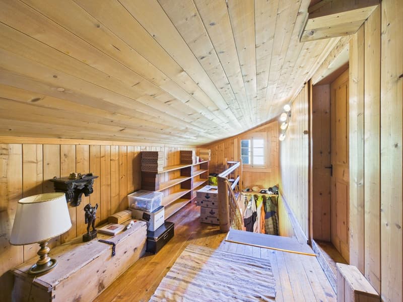 Rare opportunité d'un ancien chalet à vendre à Château-d'Oex (11)