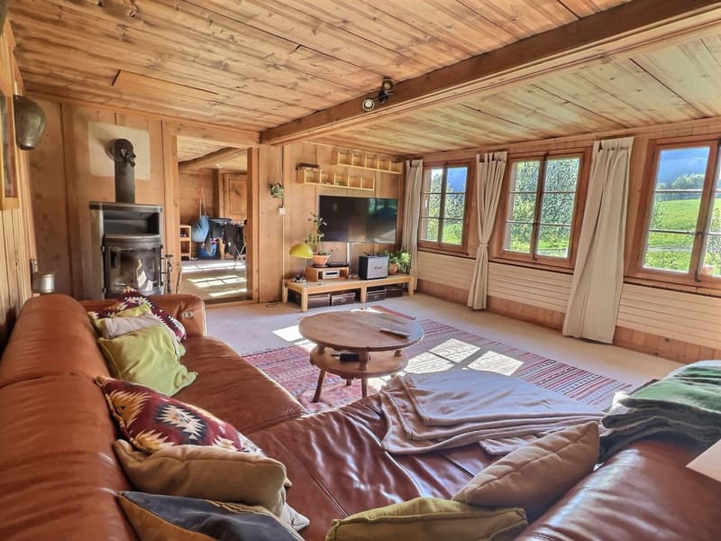 Rare opportunité d'un ancien chalet à vendre à Château-d'Oex (2)
