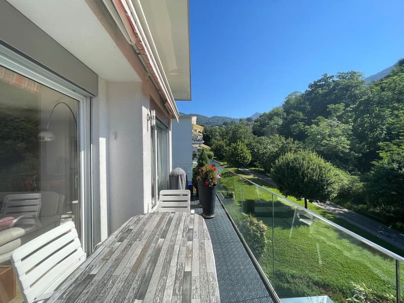 APPARTEMENT LOUE DE 5,5 PIECES AU DERNIER ETAGE DANS UN QUARTIER TRES CALME AVEC TRES BELLE VUE - POUR INVESTISSEURS (6)