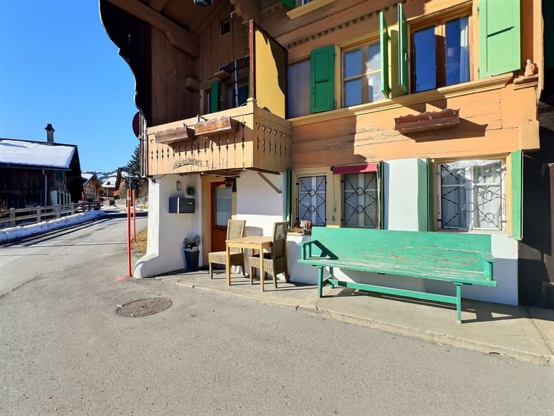 Appartement de 2 pièces à Château-d'Oex (1)