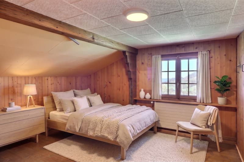OPPORTUNITE A SAISIR JOLI CHALET DE 5,5 PIECES AVEC BELLE VUE AU CALME (13)
