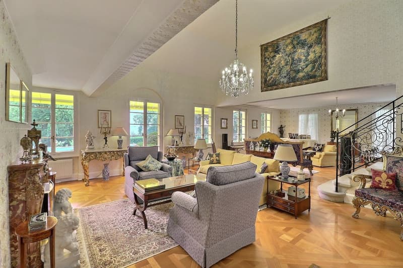 PROPRIETE EXCEPTIONNELLE DE 8.5 PIECES AU SUD DE LAUSANNE AVEC PISCINE, GRAND JARDIN ET BELLE VUE (3)