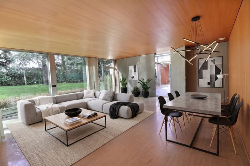 VILLA D'ARCHITECTE COMPOSEE DE 3 APPARTEMENTS AVEC UNE PISCINE ET UNE TRES BELLE VUE SUR LE LAC (3)