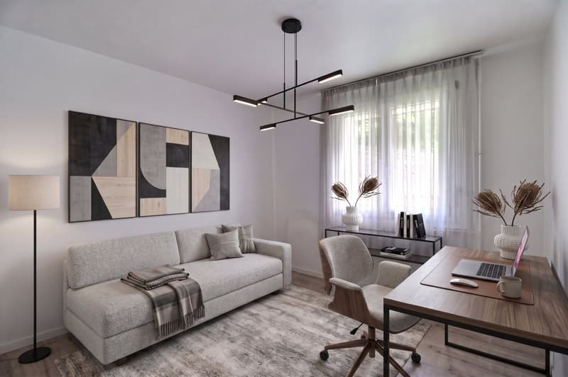 OPPORTUNITE: APPARTEMENT DE 4,5 PIECES LIBRE DE SUITE AVEC ARRETS DE BUS A PROXIMITE (12)