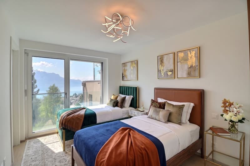 SUPERBE APPARTEMENT DE 4.5 PIECES A CHERNEX - MONTREUX AVEC TRES BELLE VUE PANORAMIQUE (11)