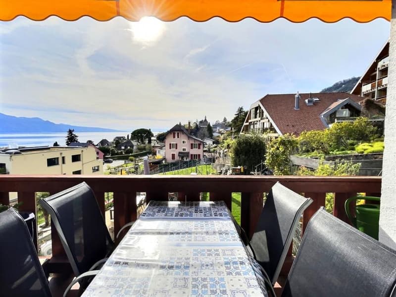BALCON AVEC BELLE VUE SUR LE LAVAUX