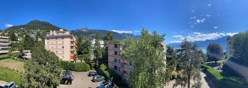 APPARTEMENT DE 1,5 PIECES IDEALEMENT SITUE AVEC TRES BELLE VUE DAGAGEE SUR LE LAC ET LES MONTAGNES A 150 M DES QUAIS DE MONTREUX (3)