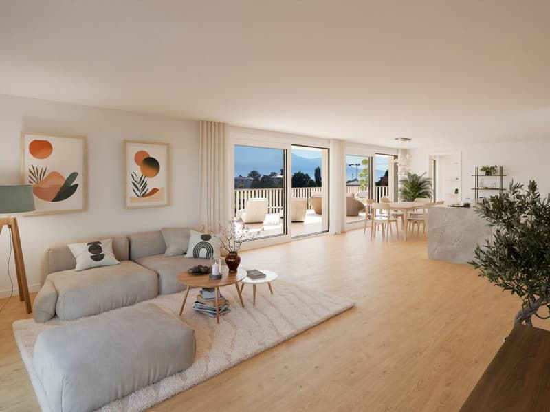 Magnifique 2.5 pièces avec grande terrasse au 2ème étage (7)