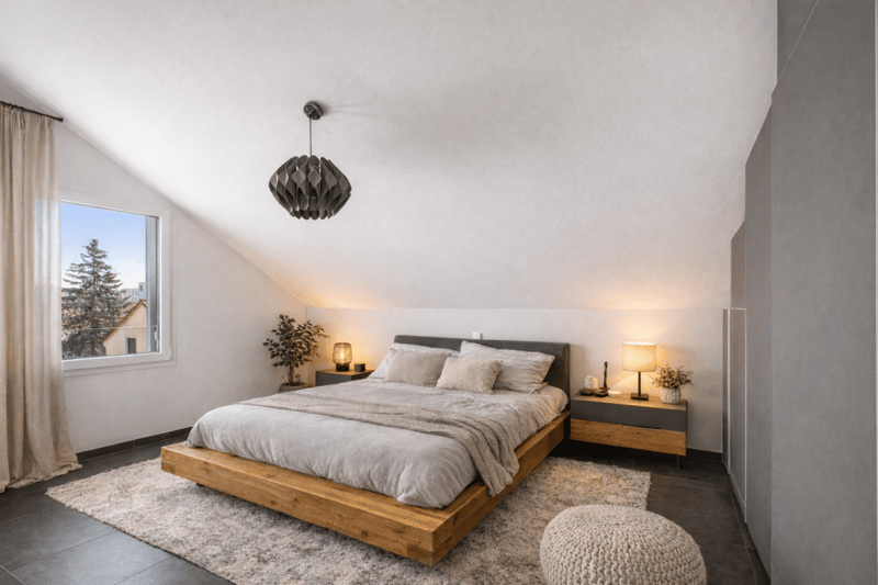 Attique de 97m2 avec balcon et jardin à Sugiez (4)