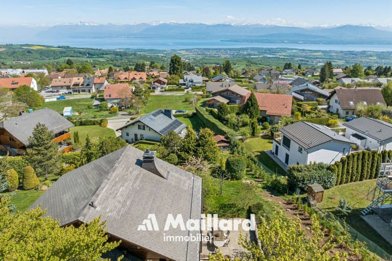 Maison de maître d'exception à Arzier-Le Muids : panorama lac & Alpes, calme absolu (2)