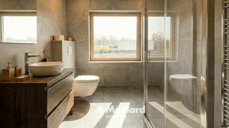 Magnifique projet de deux villas spacieuses et lumineuses, idéalement situées au calme à Crissier (5)