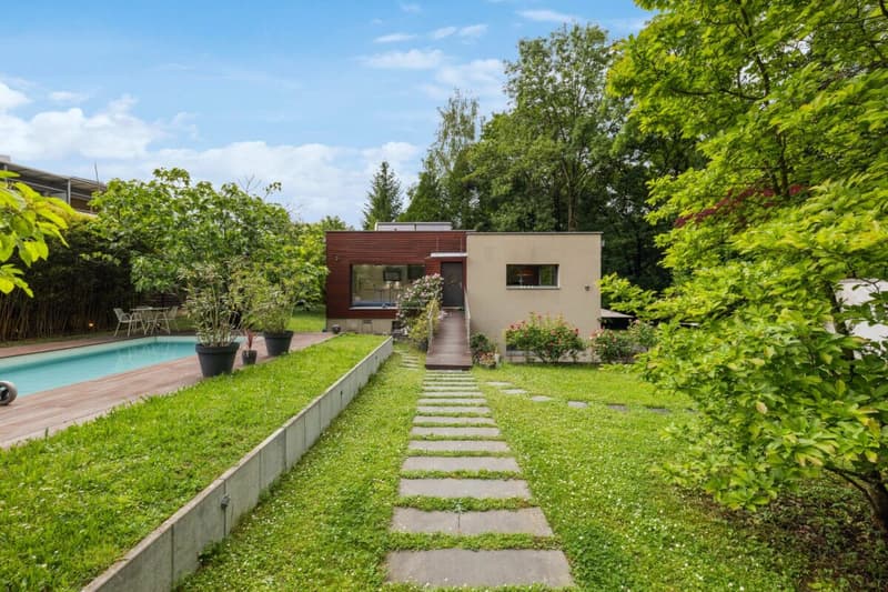 Luxe et nature à deux pas du centre - Villa privative contemporaine à Grand-Lancy (2)