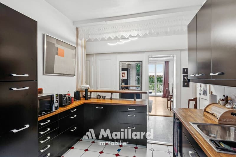 Appartement de caractère avec jardin privatif au coeur de Lausanne (4)