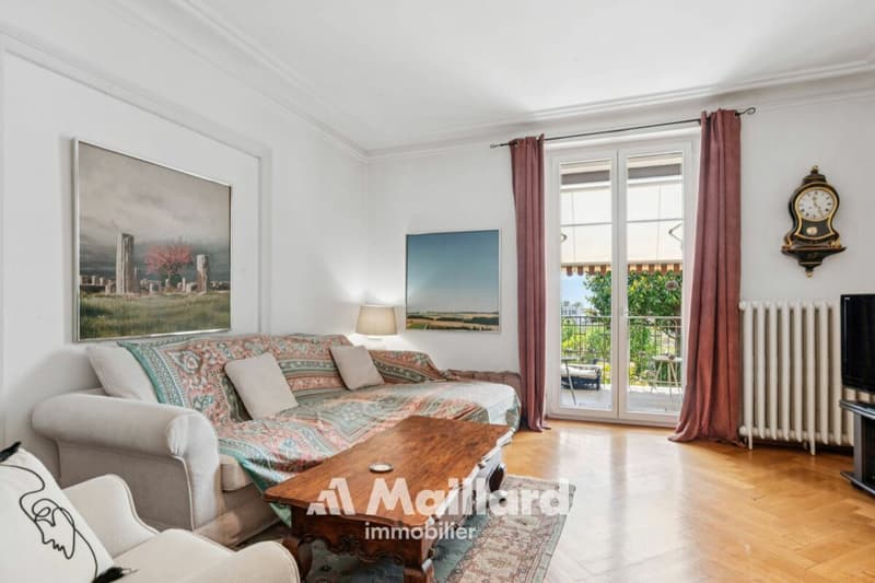 Appartement de caractère avec jardin privatif au coeur de Lausanne (3)