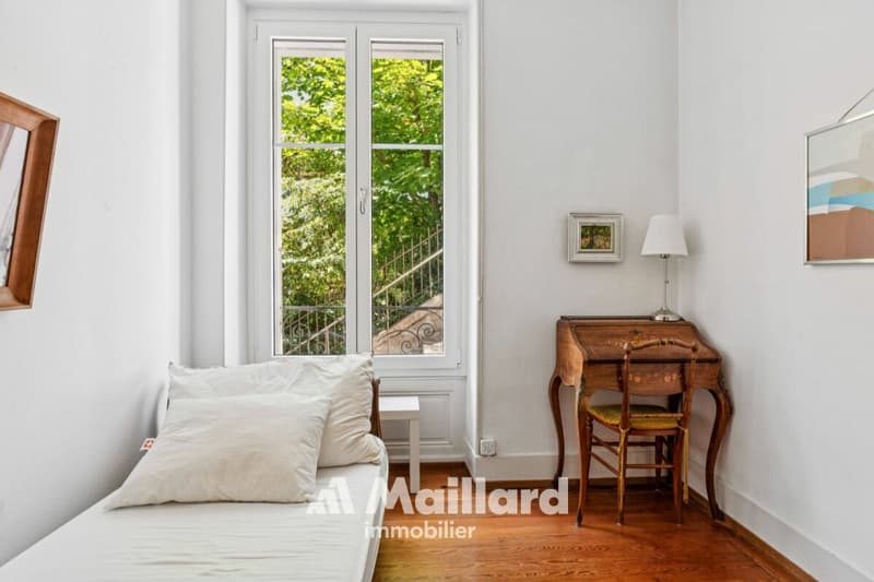 Appartement de caractère avec jardin privatif au coeur de Lausanne (9)