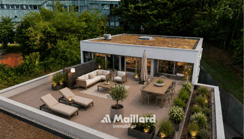 Superbe attique contemporain doté d'une terrasse privative de plus de 100 m² (1)
