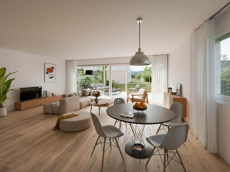 Portes ouvertes dès le mercredi 19 août tous les mercredis entre 16h00 et 18h00 et tous les samedis de 10h00 à 12h00 - Villa de 5.5 pièces avec jardin, terrasse et terrasse en attique  - Bevaix |  … (7)