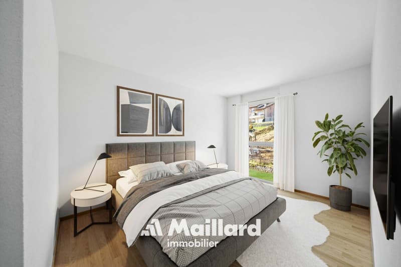 Orbe - Appartement neuf de 4,5 pièces avec vue sur la plaine et les Alpes (3)