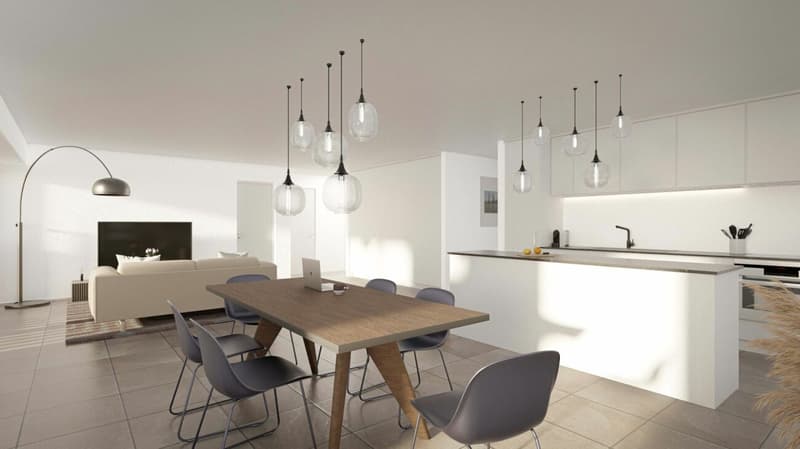 Cronay - Appartement neuf de 5,5 pièces avec grande terrasse et espace extérieur privatif (3)