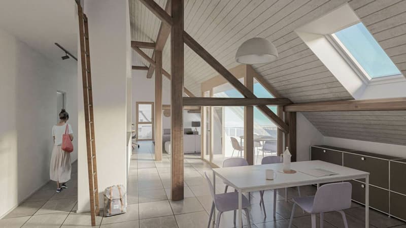 Cronay - Appartement neuf de 5,5 pièces avec grande terrasse et espace extérieur privatif (6)