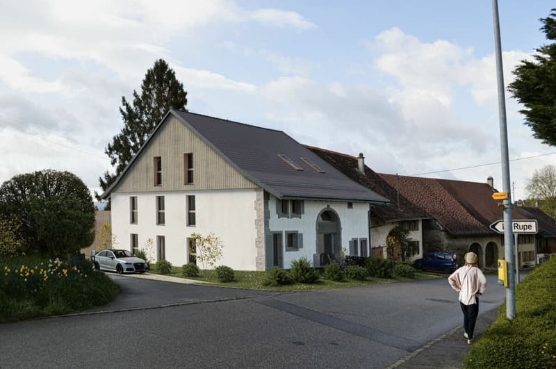 Cronay - Appartement neuf de 5,5 pièces avec grande terrasse et espace extérieur privatif (12)