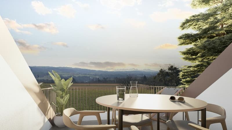 Cronay - Appartement neuf de 5,5 pièces avec grande terrasse et espace extérieur privatif (10)