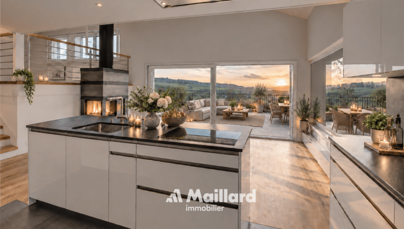 Villa individuelle d'exception avec vue dégagée sur la nature (2)