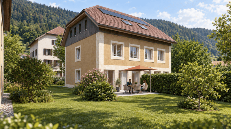 Villa mitoyenne 5.5 pièces avec jardin - Boveresse | Lot K (9)