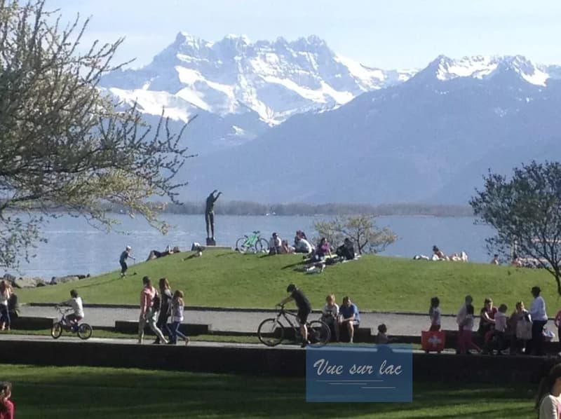 Superbe appartement meublé au bord de l'eau, au centre de Montreux (12)