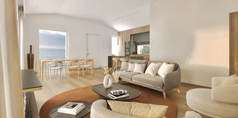 Appartement moderne avec vue spectaculaire à Lavaux (5)